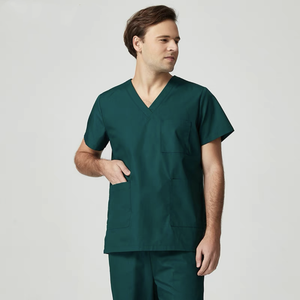 Uniformes Unisex para Hospital Scrubs Uniformes Médicos Enfermería Venta al por mayor Scrubs Tops Medias Mangas Camisetas - Product Image 2