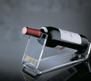Estante de vino acrílico/transparente personalizado, soporte de diseño moderno extensible para el hogar, muebles de sala de estar, soporte para vino - Product Image 1