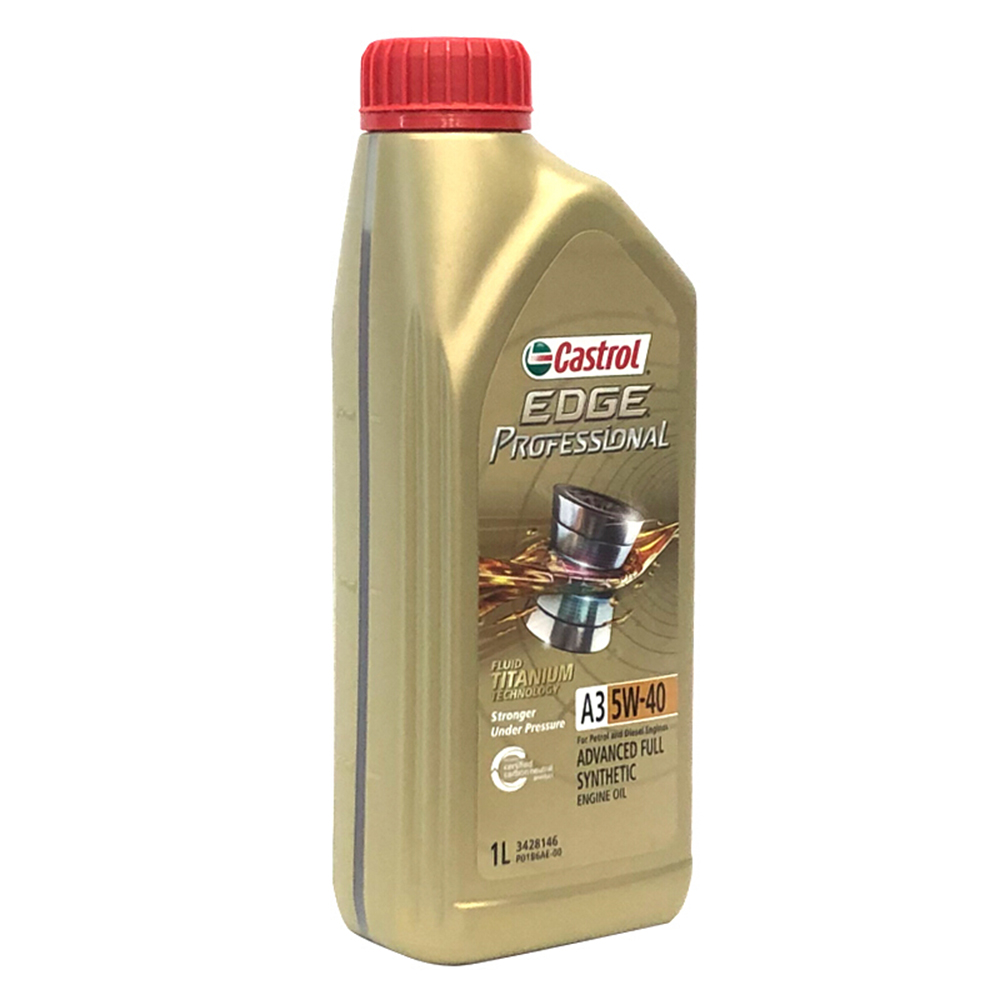 Castrol Edge Exclusive 5W-40 Full Synthetic Motor Oil 1L, API SN/CF, 24 Bottles/Case, Universal for Petrol & Diesel Engines Oil Parts Image 2