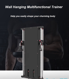 Tùy chỉnh trọng lượng thép ngăn xếp đa ròng rọc hệ thống huấn luyện viên cáp chéo huấn luyện viên Máy treo tường Cáp máy - Product Image 6