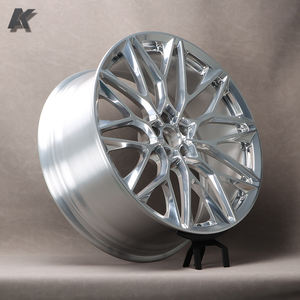 Wangu Custom 1 pieza pulido fino cromo cóncavo forjado rueda P200 P204 llantas de aleación de aluminio para Lamborghini Maserati bmw audi - Product Image 3