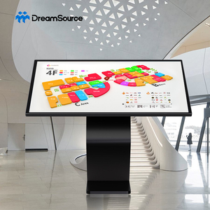 Kiosco de Señalización Digital Horizontal con Soporte Multi-idioma, Pantalla LCD Táctil Interactiva para Aeropuertos Internacionales - Product Image 1