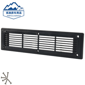 Cache de ventilation en plastique noir pour bus Nova, fixation par vis, accessoire de sortie d'air - Product Image 4