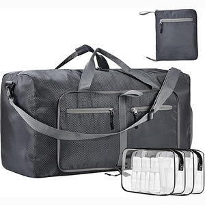 Muestra Gratuita Directamente de Fábrica, Bolsa de Viaje Deportiva Plegable, Expandible, Ligera, de 85 L y 65 L, para Gimnasio, Fitness, para Mujer - Product Image 1