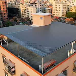 Panel Sándwich de Acero <span class=keywords><strong>para</strong></span> Paredes Exteriores con Aislamiento Térmico, Cubierta de Tejas de Aluminio y Placa de Cubierta de Lámina de Aluminio de Doble Capa <span class=keywords><strong>para</strong></span> Terraza - Product Image 5