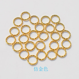 Bandas Florales Trenzadas con Cierres Metálicos Redondos de Hierro Plateado para Hacer Pulseras en Color Blanco, Plata, Oro y Oro Rosa - Product Image 2
