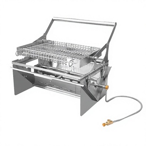 <span class=keywords><strong>Barbecue</strong></span> portable à gaz double combustible en acier inoxydable, grill détachable, équipement <span class=keywords><strong>de</strong></span> <span class=keywords><strong>barbecue</strong></span> - Product Image 6