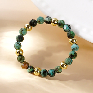 Anillos Boho Hechos a Mano Go2boho 2025 con Piedras de Abeto para Mujer, Cuentas Pequeñas, Joyería de Piedras Preciosas Apilables para Fiesta de Compromiso, Encantador - Product Image 4