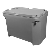 Glacière isotherme en LLDPE rotomoulé de 220 L pour la vente en gros, avec une rétention de glace jusqu'à 5 jours, idéale pour le transport de fruits de mer et la pêche
