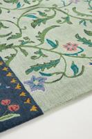Maßgefertigter Moderner Handgetufteter Teppich mit Blumenmuster, Einfarbig, Luxuriöser Wollteppich mit Mittlerem Flor, Latex-Rückseite, Rutschfest, Kreative Teppiche