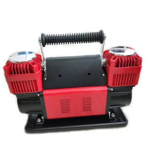 Sıcak satış düşük fiyat mini taşınabilir 2 silindirli hava pompası 12 volt dc 150psi lastik hava kompresörü araba için