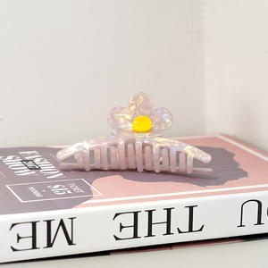 Pinza de Pelo con Diseño de Flor Rosa 3D Estilo Coreano, Pinza de Acetato Personalizada, Venta al por Mayor de Accesorios para el Cabello de Alta Calidad - Product Image 4