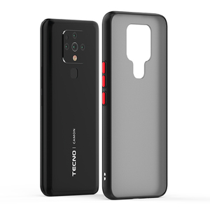 Cover per Telefono con Cornice in Gomma e Retro Opaco Traslucido per Tecno Camon 16 17 18P 18T Premier Spark 8P <span class=keywords><strong>Go</strong></span> Pova Slim - Product Image 3