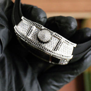 Luxury Diamond Set Snake Patterned Alloy Case Skeleton Tourbillon Mens Business Style Trendy 2702 Mechanical <b>Watch</b> - Product Image 4