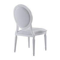 Chaises de luxe Louis Weddings pour mariage, chaises d'hôtel empilables, chaises de luxe pour restaurant, chaises pour événements, blanches