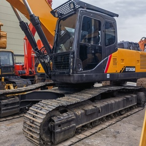 Excavatrice sur chenilles SANY SY365H d'occasion, équipement lourd, 36 tonnes, godet pour roche, haute qualité, faible nombre d'heures, en vente - Product Image 2