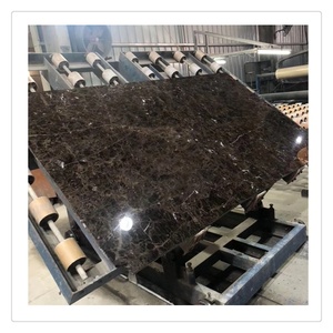 Grandes dalles <span class=keywords><strong>de</strong></span> marbre brun Emperador foncé antique, modernes et polies, en pierre technique, pour la décoration des murs et des sols d'hôtels - Product Image 6