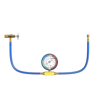 R134A Refrigerant <b>Gauge</b> Kit 1/2 Inch Interface Aluminum Alloy Automotive Air Conditioning Recharge Tool - Product Image 5