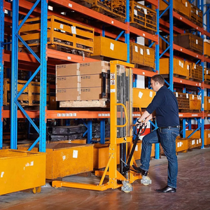 Handvorkheftruck Handlieren Hydraulische Pallet Stapelaar Handleiding Heftruck Pallet Stapelaar Handmatige Hydraulische Stapelaar - Product Image 4