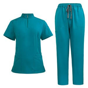 Tenues d'infirmière, ensembles élégants, ensembles médicaux tendance, <span class=keywords><strong>tissu</strong></span> doux anti-rides de qualité supérieure, ensembles de blouses d'infirmière lavables - Product Image 2