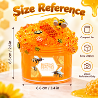 200ml bricolage enfants faisant Kit jouet éducatif beurre cristal boue pâte à jouer non toxique abeille miel Slime Kit