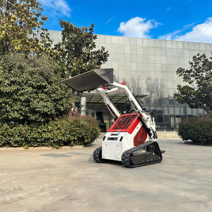 Envío Gratis, Minicargadora Frontal Económica, Motor de Gasolina EPA EURO5, Caja de Cambios PLC, Bomba, Rodamientos, Orugas, 1 Año de Garantía en el Motor - Product Image 5