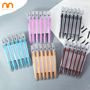 Pinces à cheveux <span class=keywords><strong>bec</strong></span> de canard en plastique transparent coloré, sans pli, sans couture, pour salon de beauté, avec logo personnalisé, pour barbier et coiffure - Product Image 1