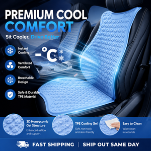 Accesorios para el Respaldo del Asiento del Automóvil, Cojines Transpirables de Panal de Abeja para el Asiento del Automóvil - Product Image 1