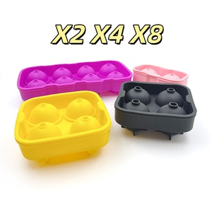 Bandeja de Hielo de Silicona Grande de 6 Cavidades, Bloques de Hielo Gigantes de Fusión Lenta para Bebidas Frías - Product Image 4