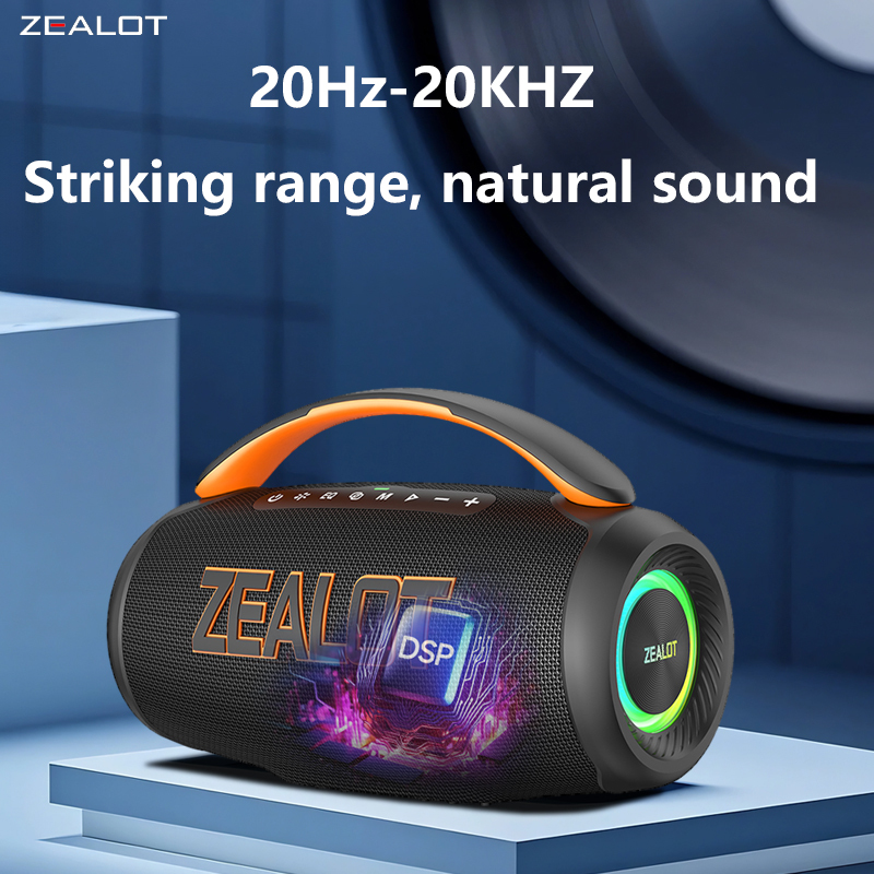 ZEALOT P12 60W Portable Subwoofer Outdoor Wireless Speakers with USB Communication for Home Car Outdoor Party Soundbox · image 4