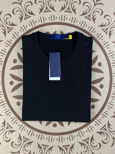 Wholesale Brand High Quality Cotton Embroidery Comfortable Breathable Round Neck Short Sleeve T-<strong>shirt</strong> Women's Mens - Product Image 1