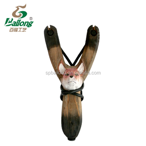 Lance-pierre en bois sculpté à la main pour enfants, modèle <span class=keywords><strong>Bailong</strong></span> BL, design personnalisé, vente chaude d'usine, pour le tir en extérieur - Product Image 5