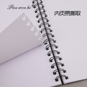 Bloc de <span class=keywords><strong>dessin</strong></span> spirale 8K A3 A4 pour croquis en extérieur, idéal pour étudiants en art, fournitures en gros - Product Image 2