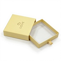 Boîte cadeau rigide en carton personnalisée de luxe avec logo, avec poignée en ruban pour l'emballage de bijoux, bagues, colliers, bracelets