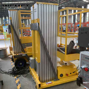 10 मीटर 250 किलोग्राम मोवेबल मस्ट सीढ़ी लिफ्ट हाइड्रोलिक कॉलम एल्यूमीनियम मिश्र धातु इलेक्ट्रिक एक आदमी मंच के साथ - Product Image 6