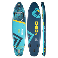 Kit de réparation pour SUP gonflable certifié CE, 11 pieds 6 pouces, avec plancher extra large et perméable, idéal pour débutants, contrôle de la planche et activités aquatiques en extérieur