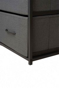 Commode autoportante moderne en tissu pour salon, durable, avec panneaux en MDF et acier inoxydable, en pin, disponible en plusieurs couleurs - Fournisseur en gros - Product Image 2