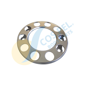 Nuevo COS.PEL. Cubierta de rueda con junta tórica de acero inoxidable (10 orificios) - Pieza de repuesto de 42,5 cm de diámetro - Product Image 1