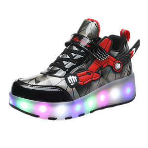 Zapatos con Ruedas para Niños, con Luces LED, Carga USB, Patines con Ruedas, Zapatillas con Luces Intermitentes para Niñas y Niños, Regalos, Zapatos con Ruedas - Product Image 2