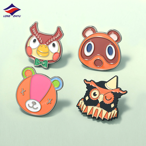 Longzhiyu Phim Hoạt Hình Vàng Mạ Men Cứng Pins Cánh Cây Đũa Phép Phim Hoạt Hình Nhân Vật Tùy Chỉnh Phù Hiệu Cho Quà Tặng - Product Image 3