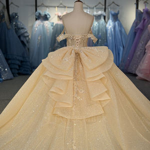 ชุดราตรีงาน Quinceanera ยาวกรอมพื้น แบบคอร์เซ็ท สำหรับสาวๆ งานพรอม งานปาร์ตี้ อายุ 15 ปี กระโปรงลูกไม้เจ้าหญิง ยี่ห้อ Jancember รุ่น Dy6848 - Product Image 3