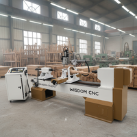 Machine de tournage CNC 4 axes pour le bois avec moteur servo, boîte de vitesses et fraise pour le traitement des pieds de chaise, des pieds de bureau et des formes irrégulières
