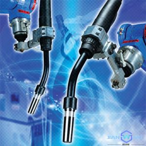 Pistola de soldadura robótica Dongjin WX500 con arco eléctrico refrigerado por agua para soldadura de placas gruesas - Product Image 1