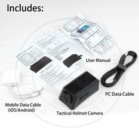 Caméra tactique de casque 1080P Caméra de sport avec fonction NV pour la chasse