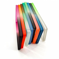 Protège-cartes de crédit et de visite en TPU, couleurs mélangées, pailletés, 35pt, sans support rigide, antichoc, style clip