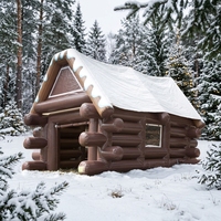 WINSUN Cabane de ski personnalisée Maison gonflable pour rebondir Location commerciale combinée en plein air pour enfants