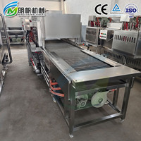 Nouvelle machine automatique de ségraffage des pattes de porc en acier inoxydable Fanming, équipement de ségraffage à la flamme pour la transformation de la viande