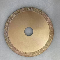 Disque de coupe et de meulage diamanté brasé sous vide de haute qualité pour carreaux de marbre et de granit, avec meuleuse d'angle