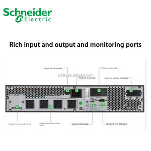 APC 슈나이더 <span class=keywords><strong>UPS</strong></span> SPRM2KL 2000VA <span class=keywords><strong>1600W</strong></span> 고주파 <span class=keywords><strong>UPS</strong></span> SP 시리즈 2U 랙 유닛 랙 마운트 배터리 미포함 - Product Image 6