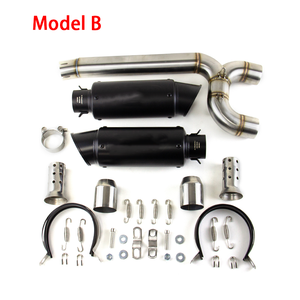 Pour <span class=keywords><strong>Kawasaki</strong></span> Z900 2017-2025 pour <span class=keywords><strong>Yamaha</strong></span> FZ6 FZ6N FZ6S <span class=keywords><strong>Kawasaki</strong></span> <span class=keywords><strong>Z1000</strong></span> tuyau de liaison d'échappement embouts de silencieux système à enfiler - Product Image 4